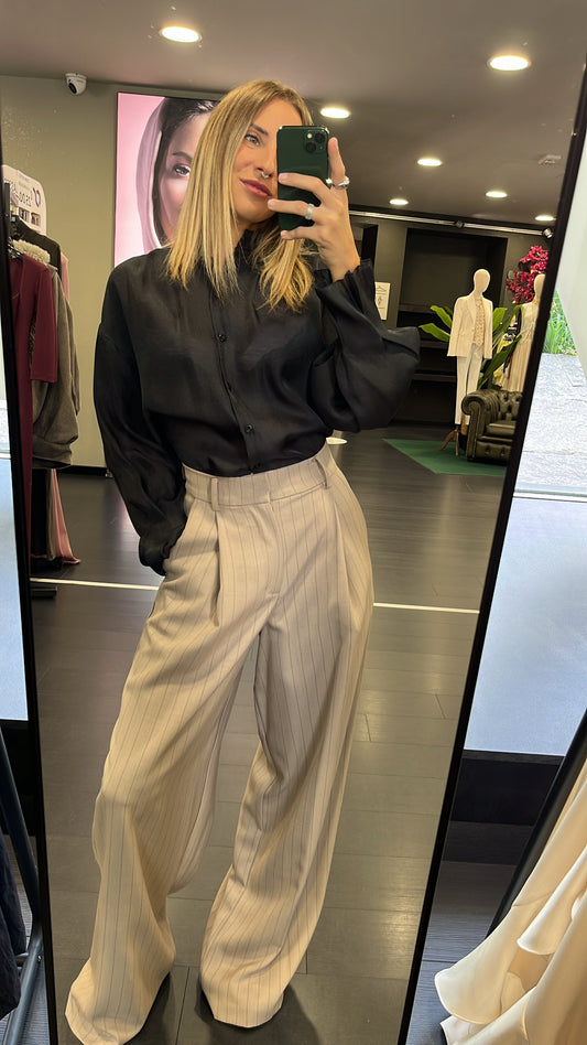 Camicia scollo alla coreana