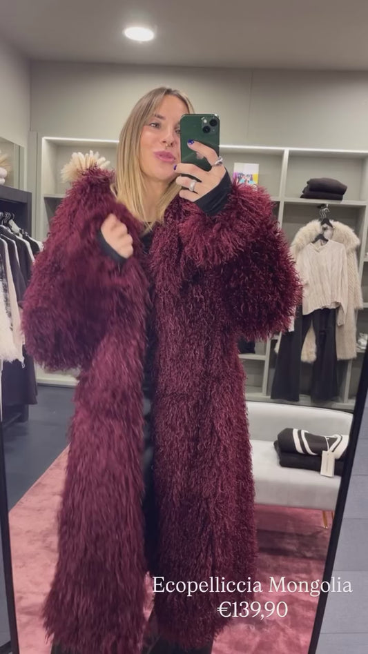 Ecopelliccia Mongolia lungo