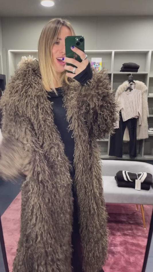 Ecopelliccia Mongolia lungo